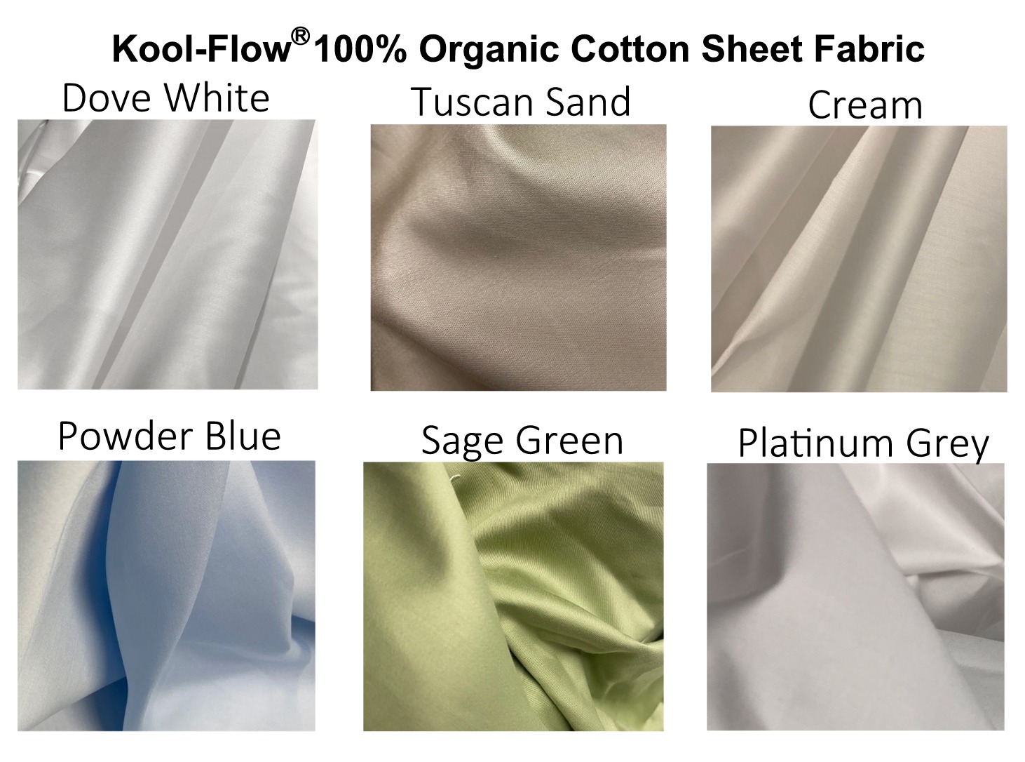 Sheet Colors Kool Flow Fabric