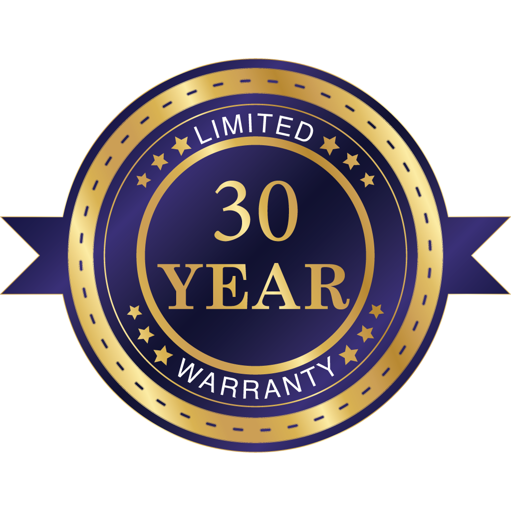 30 Year Warranty Badge
